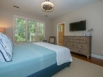 Master Bedroom has Flat Screen TV and Private Bath at 25 Wildwood Road